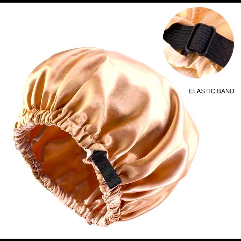 Satin hair sleeping cap